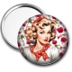 Miroir de poche - pin up