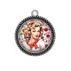 Pendentif Cabochon Argent - pin up
