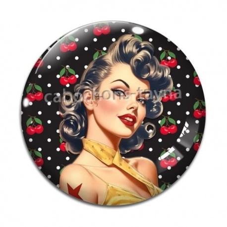 Cabochon Verre - pin up