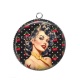 Pendentif Cabochon Argent - pin up