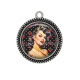 Pendentif Cabochon Argent - pin up