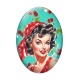 Cabochon Verre Ovale - pin up