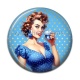 Cabochon Résine - pin up