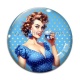 Cabochon Verre - pin up