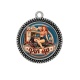 Pendentif Cabochon Argent - pin up