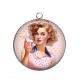 Pendentif Cabochon Argent - pin up