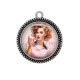 Pendentif Cabochon Argent - pin up