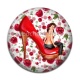Cabochon Résine - pin up