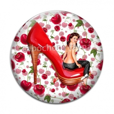 Cabochon Verre - pin up