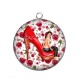 Pendentif Cabochon Argent - pin up