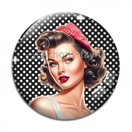 Cabochon Verre - pin up