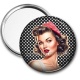 Miroir de poche - pin up