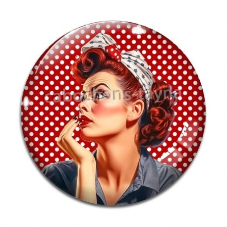 Cabochon Verre - pin up