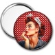 Miroir de poche - pin up