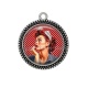 Pendentif Cabochon Argent - pin up