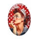 Cabochon Verre Ovale - pin up