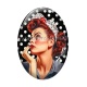 Cabochon Verre Ovale - pin up