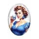 Cabochon Verre Ovale - pin up