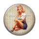 Cabochon Résine - pin up