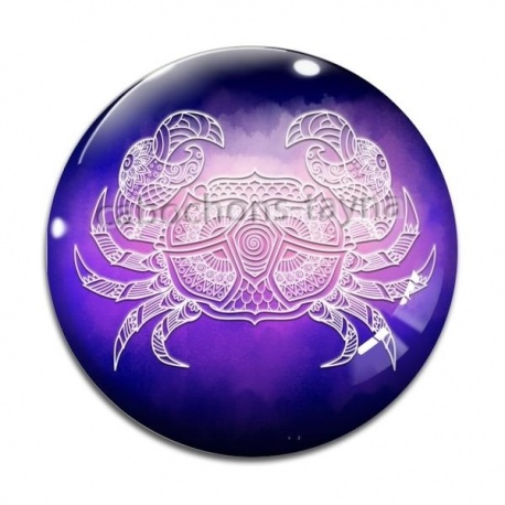 Cabochon Verre - signe astrologie