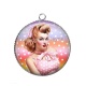 Pendentif Cabochon Argent - pin up