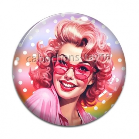 Cabochon Verre - pin up