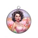 Pendentif Cabochon Argent - pin up