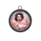 Pendentif Cabochon Argent - pin up