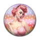 Cabochon Résine - pin up