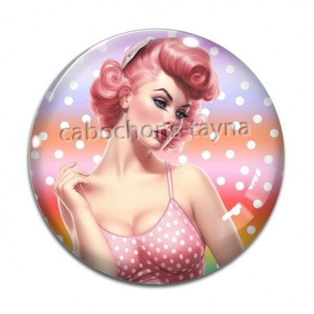 Cabochon Verre - pin up