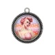 Pendentif Cabochon Argent - pin up