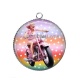 Pendentif Cabochon Argent - pin up