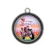 Pendentif Cabochon Argent - pin up