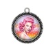 Pendentif Cabochon Argent - pin up