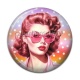 Cabochon Résine - pin up