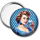Miroir de poche - pin up