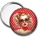 Miroir de poche - pin up