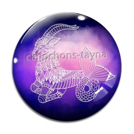 Cabochon Verre - signe astrologie
