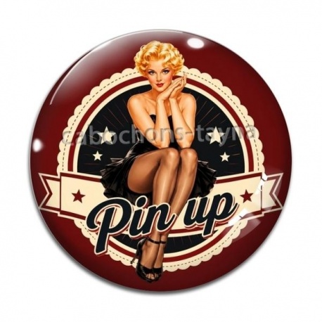 Cabochon Verre - pin up