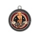 Pendentif Cabochon Argent - pin up