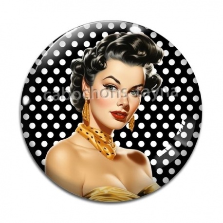 Cabochon Verre - pin up