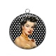Pendentif Cabochon Argent - pin up
