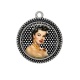 Pendentif Cabochon Argent - pin up