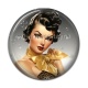 Cabochon Résine - pin up