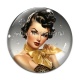 Cabochon Verre - pin up