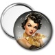 Miroir de poche - pin up
