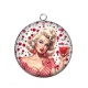 Pendentif Cabochon Argent - pin up