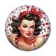 Cabochon Résine - pin up
