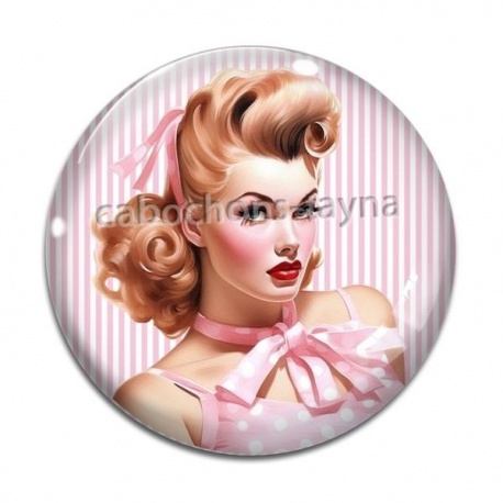 Cabochon Verre - pin up