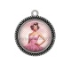 Pendentif Cabochon Argent - pin up